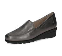 CAPRICE 9-24701-42 Pantoufles pour Femme, Gris métallisé, Taille 39 EU, Gris foncé métallisé, 39 EU