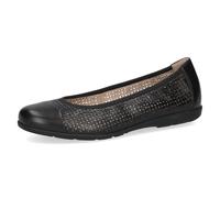 Caprice Ballerine pour Femme 9-22151-42, Black Black Black Sole, 39 EU