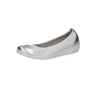 CAPRICE Ballerines argent / blanc, Taille 36