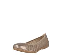 Caprice 9-22151-42 Ballerines pour Femme, Taupe, métallisé, Taille 41 EU