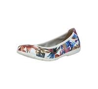 CAPRICE Ballerines bleu roi / rouge rouille / violet rouge / blanc, Taille 40