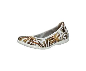 CAPRICE Ballerines chamois / marron / kaki / blanc, Taille 42