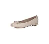 CAPRICE Ballerines Femme à Talon, Beige (Cream Pearl CO), 38 EU