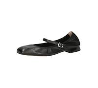 CAPRICE Ballerines en Cuir pour Femme avec lanières, Black Deer, 39 EU
