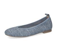 CAPRICE Ballerines Femme à Talon, Bleu (Blue Comb), 40 EU