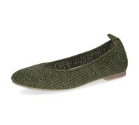 CAPRICE Ballerines Femme à Talon, Kaki (Khaki Comb), 38 EU