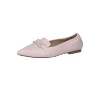CAPRICE Ballerines Femme en Cuir à Bout Pointu, Rose (Lt.Purple Perl), 38 EU