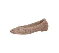 CAPRICE Ballerines Femme en Cuir à Motif perforé