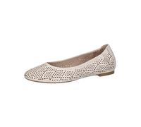 CAPRICE Ballerines Femme en Cuir à Motif perforé