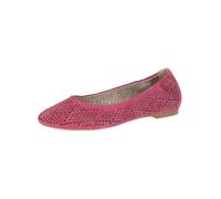 CAPRICE Ballerines Femme en Cuir à Motif perforé