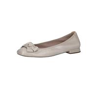 CAPRICE Ballerines Femme en Cuir, Blanc (Pearl Perl DEE), 38 EU