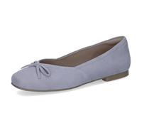CAPRICE Ballerines Femme en Cuir, Lilas (Lavender Suede), 41 EU