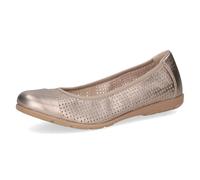 Caprice 9-22151-42 Ballerines pour Femme, Taupe, métallisé, Taille 38 EU