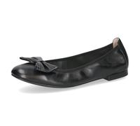 CAPRICE Ballerines Femme en Cuir, Noir (Black Nappa), 42 EU