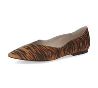 CAPRICE Ballerines Femme en Cuir, Orange (Orange Tiger), 40,5 EU