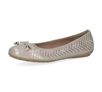 CAPRICE Ballerines Femme en Cuir Verni, Gris (Lt.Grey Comb), 41 EU
