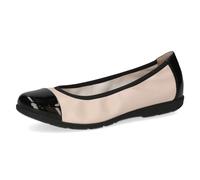 CAPRICE Ballerines Femme Vernies Plates, Beige (Beige Comb), 38 EU