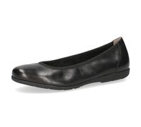 Caprice Ballerines Plates en Cuir pour Femme, Nappa Noir, 41 EU