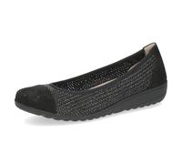 CAPRICE Ballerines Plates Femme, Noir (Black Comb), 37 EU