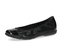 Caprice Ballerines pour Femme 9-22152-42, Black Rep Comb, 39 EU