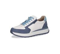 CAPRICE Baskets 9-23705-42 G de Largeur G, Bleu à Rayures, 42 EU