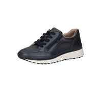 CAPRICE Baskets Basses Femme à Fermeture éclair Sportives, Bleu (Ocean Pearl), 38 EU