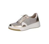 CAPRICE Baskets Basses Femme à Lacets Coupe Basse, Multicolore (Stone Comb), 37 EU