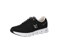 CAPRICE Baskets Basses Femme à Lacets Véganes, Noir (Black Comb), 38 EU