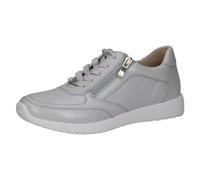 CAPRICE Baskets Basses Femme en Cuir avec Fermeture éclair, Lilas (Lt.Blue PE.Dee), 39 EU