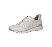 Caprice Baskets basses femme en cuir, lacets, blanc (White Deer) 40 EU