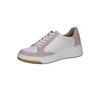 CAPRICE Baskets Basses Femme en Cuir Coupe Basse, Multicolore (Oldrose Suede), 42 EU