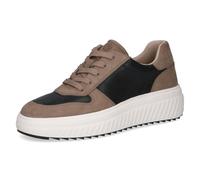 CAPRICE Baskets Basses Femme en Cuir Plateforme