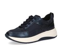 CAPRICE Baskets Basses Femme Sport Plateforme, Bleu (Ocean Comb), 39 EU