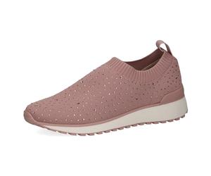 CAPRICE Baskets Femme à Enfiler sans Lacets, Rose (Rose Knit), 37 EU