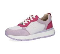 CAPRICE Baskets Femme Basses à Lacets Sportives, Multicolore (White Multi), 38 EU