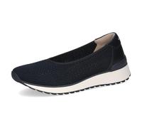CAPRICE Baskets Femme Basses, Bleu (Ocean Knit COM), 38 EU
