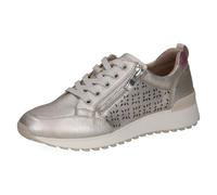 CAPRICE Baskets Femme Basses, Métallisé (Platin.MET.CO), 41 EU