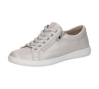CAPRICE Baskets Femme en Cuir, Blanc (Pearl Perl DEE), 41 EU