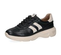 CAPRICE Baskets Femme en Cuir, Bleu (Ocean Comb), 40 EU