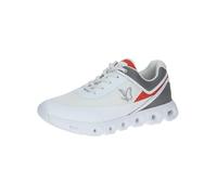 CAPRICE Baskets Femme Plates Sportives véganes, Multicolore (Lt.Grey/White), 42 EU