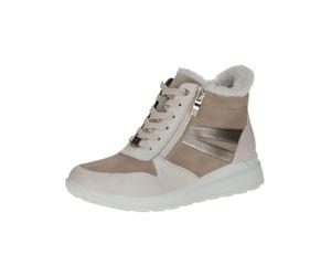 CAPRICE Baskets hautes beige foncé / or / blanc, Taille 37