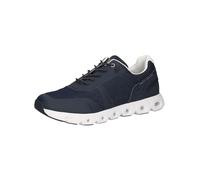 CAPRICE Baskets Homme Basses à Tige Basse véganes, Bleu (Jeans Comb), 42 EU