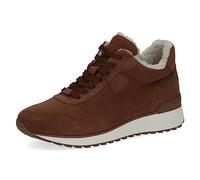 CAPRICE Baskets Montantes Femme avec Doublure en Cuir Déperlantes, Marron (Mud Suede), 42 EU