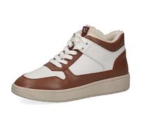 CAPRICE Baskets montantes femme avec doublure Hiver, Marron (Cognac/White), 39 EU
