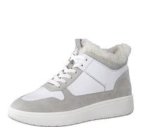 CAPRICE Baskets montantes femme avec doublure Hiver, Multicolore (Lt.Grey/White), 40 EU