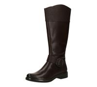 CAPRICE Femme Damen 9-25517-45 Botte Haute Jusqu'au Genou, Marron foncé, 40 EU