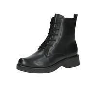 CAPRICE Bottes Chelsea femme en cuir avec talon bloc, Noir (Black Nappa), 40 EU