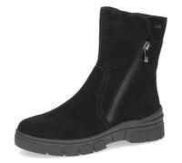 CAPRICE Bottes d’hiver femme sans talon en cuir déperlantes