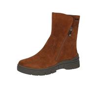 CAPRICE Bottes d’hiver femme sans talon en cuir déperlantes, Marron (Nut Suede), 38 EU