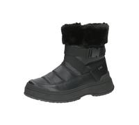 CAPRICE Bottes d’hiver femme sans talon véganes déperlantes, Noir (Black Comb), 38,5 EU